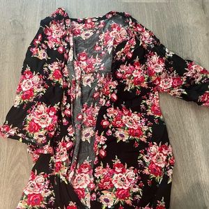Floral robe